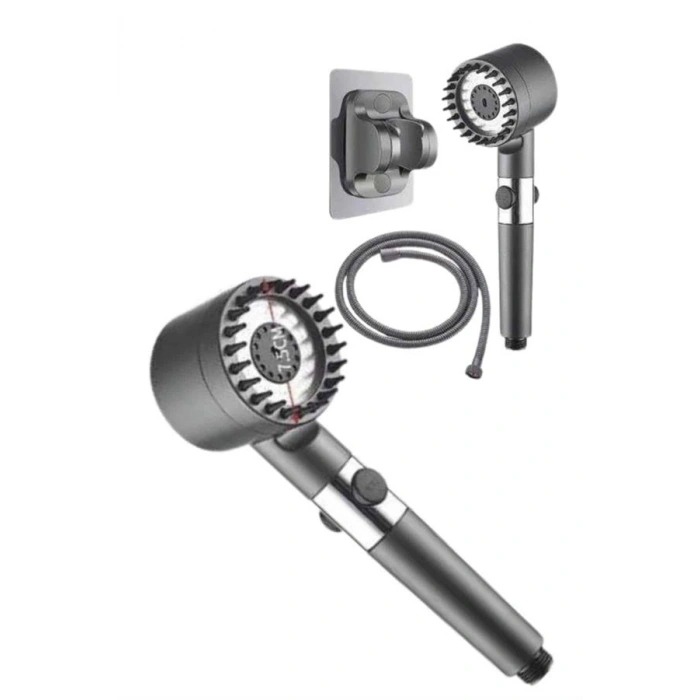 VipMarketim Yeni Nesil Duş Başlığı Paslanmaz Çelik Masaj Etkili Ergonomik Tasarım Su Basınçlı