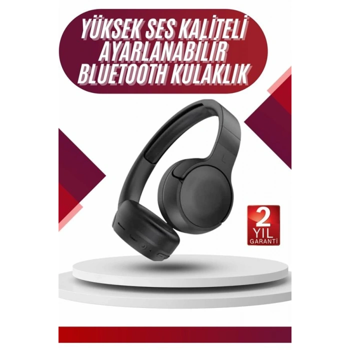 VipMarketim Yeni Nesil Kulak Üstü Bluetooth Kulaklık Type-C Girişli Yüksek Ses Kaliteli