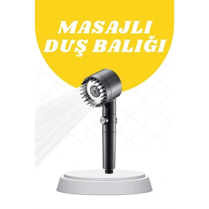 VipMarketim Yeni Nesil Masaj Etkili Duş Başlığı Su Basınçlı Tazyikli Özel