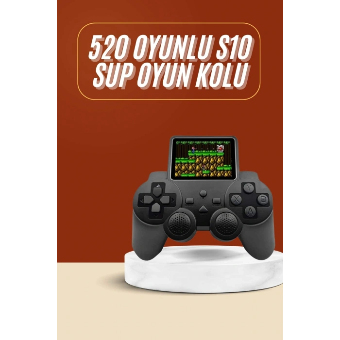 VipMarketim Yeni Nesil Mini Atari 520 Retro Oyunlu S10 El Atarisi Video Oyun Konsolu