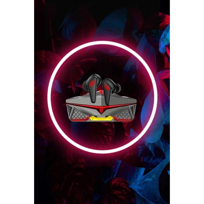 VipMarketim Yeni Nesil Pembe Dokunmatik Ekran Akıllı Saat ve Oyuncu Kulaklığı Kablosuz Bluetooth Kulaklık