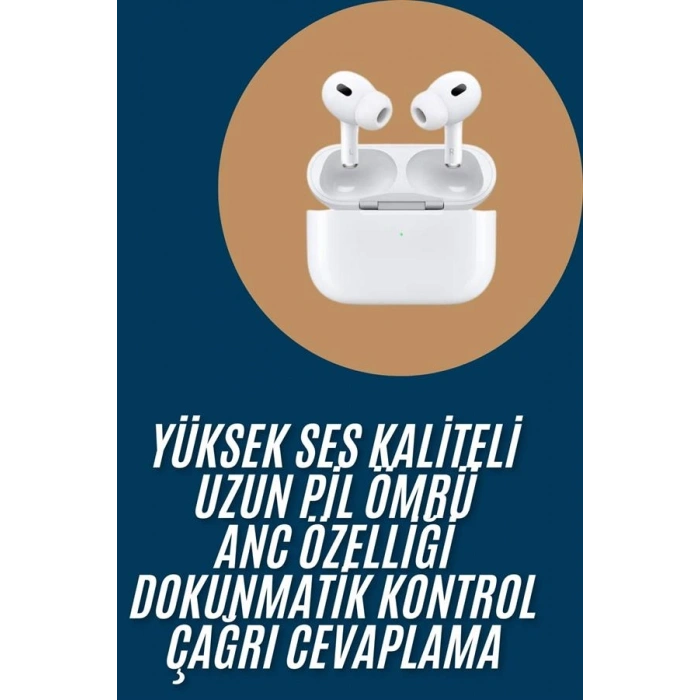 VipMarketim Yeni Nesil Pro Bluetooth Kulaklık Android ve İOS Uyumlu Dokunmatik Kontrol