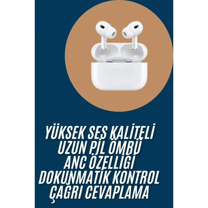 VipMarketim Yeni Nesil Pro Bluetooth Kulaklık Android ve İOS Uyumlu Dokunmatik Kontrol