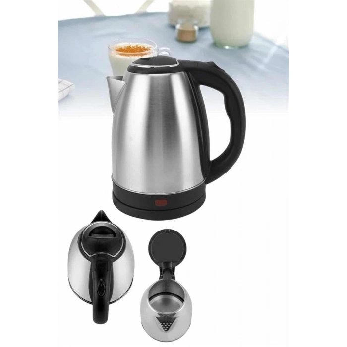 VipMarketim Yeni Nesil Saplı Uzun Ömürlü Paslanmaz Çelik Su Isıtıcı Kettle