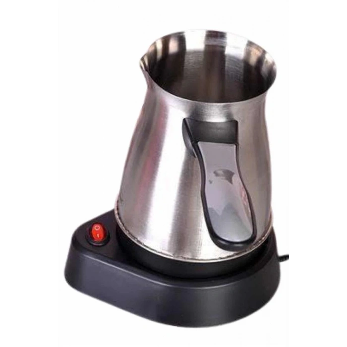 VipMarketim Yeni Nesil Türk Kahve Makinesi Cezvesi Siyah Gri Kablolu Pratik