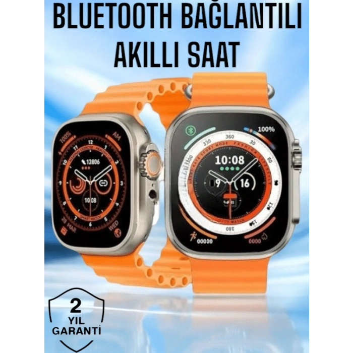 VipMarketim Yeni Nesil Ultra Akıllı Saat Titreşimli Uyku & Sağlık Takibi Çift Kordon