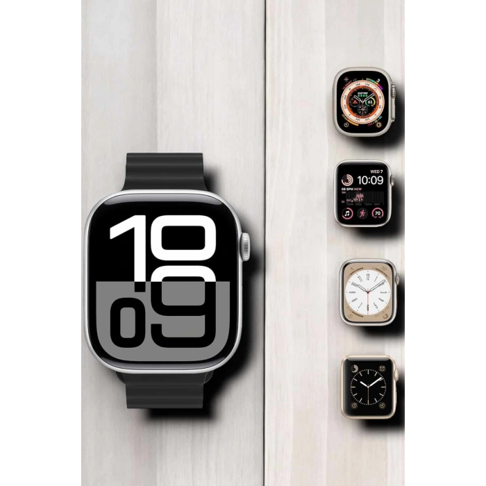 VipMarketim Yeni Nesil Ultra Akıllı Saat Titreşimli Uyku & Sağlık Takibi Çift Kordon