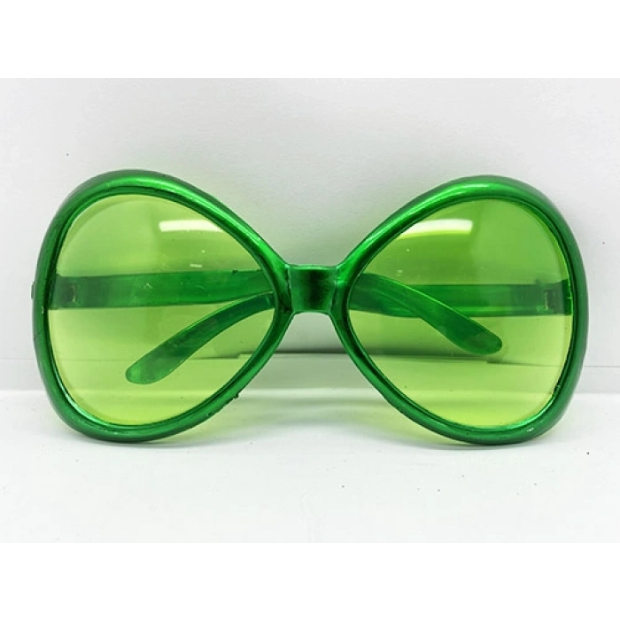 VipMarketim Yeşil Renk Yeşilçam Nostalji 80li Yıllar 90lı Yıllar Parti Gözlüğü 7x16 cm