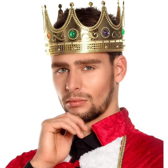VipMarketim Yetişkin ve Çocuk Uyumlu Kral Tacı