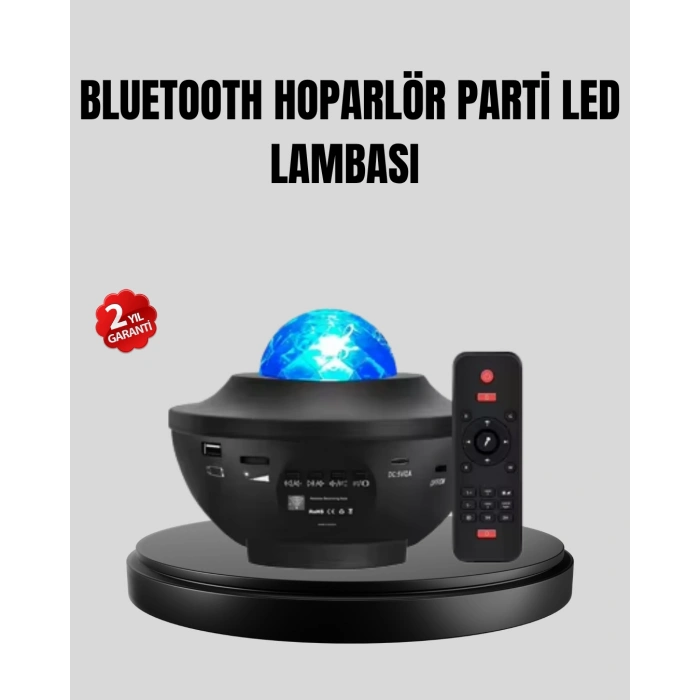 VipMarketim Yıldızlı Projektör Galaxy Efektli Ayarlanabilir Renkli Atmosfer Lambası