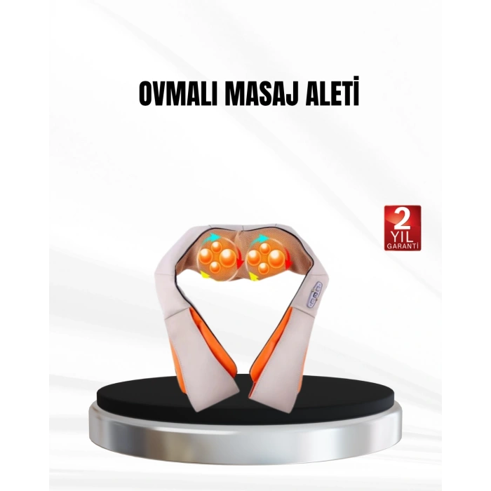 VipMarketim Yoğurmalı Isıtmalı Masaj Aleti – Ev Ofis ve Araç Kullanımına Uygun Çok Bölgeli Masaj Sistemi