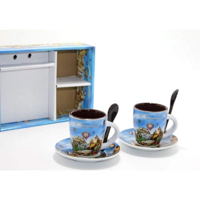 VipMarketim Yöresel İkili Fincan Seti