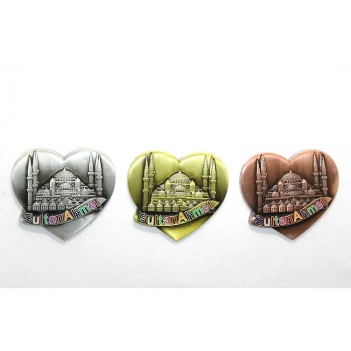 VipMarketim Yöresel Sultanahmet Magnet Kalp Tasarımlı