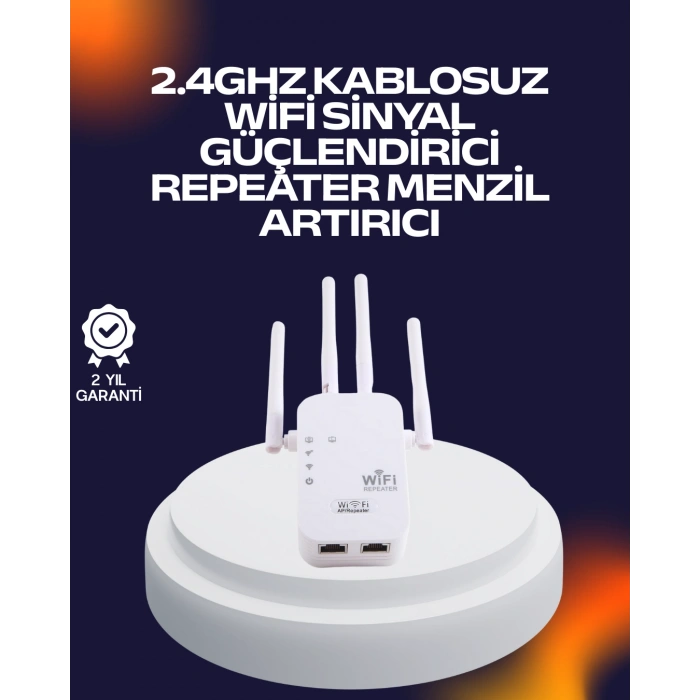 VipMarketim Yüksek Hızlı Parazit Önleyici WiFi Repeater Router