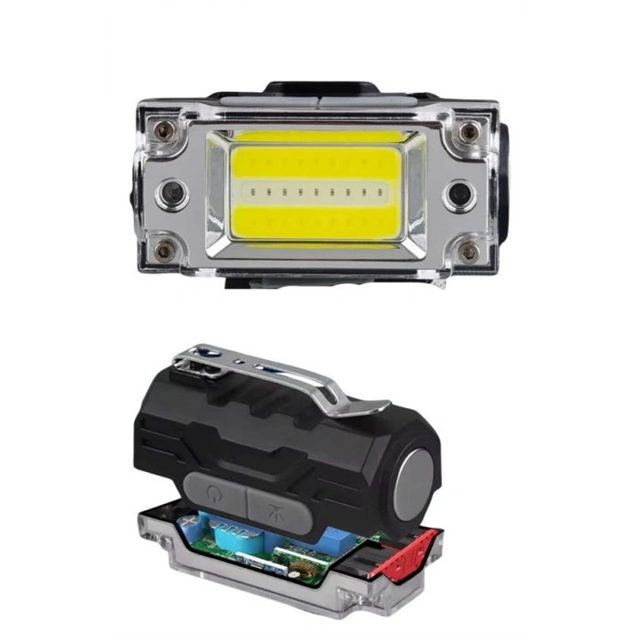 VipMarketim Yüksek Işıklı Şarjlı ve Sensörlü LED Kafa Lambası Kamp Lambası