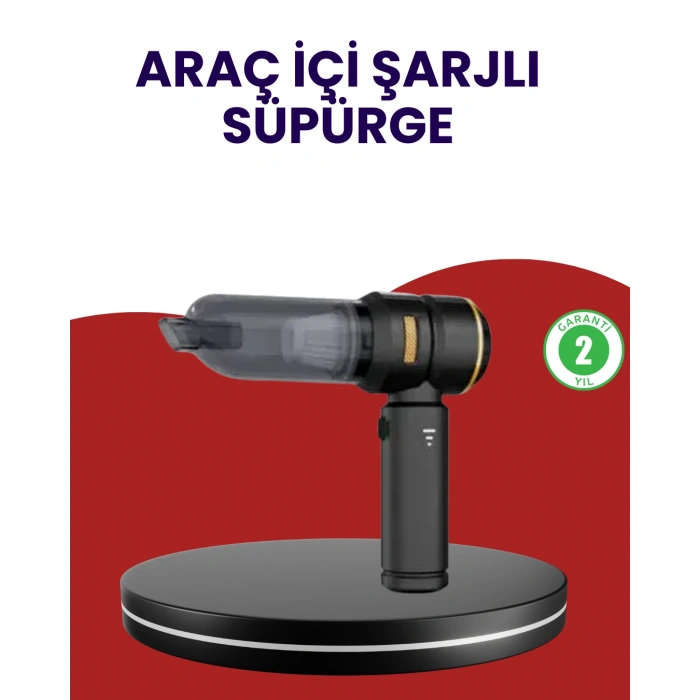 VipMarketim Yüksek Performanslı Araç İçi El Süpürgesi