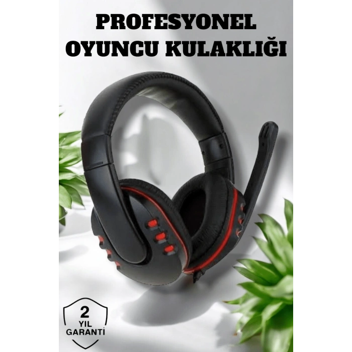 VipMarketim Yüksek Ses Kalitesi ve Aktif Gürültü Engelleme Özellikli Kablolu Mikrofonlu Kulaklık