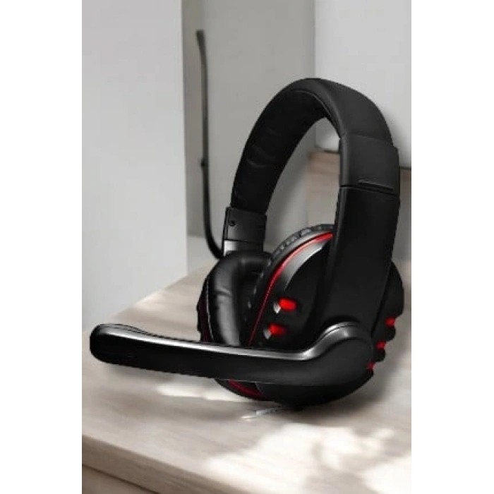 VipMarketim Yüksek Ses Kalitesi ve Aktif Gürültü Engelleme Özellikli Kablolu Mikrofonlu Kulaklık