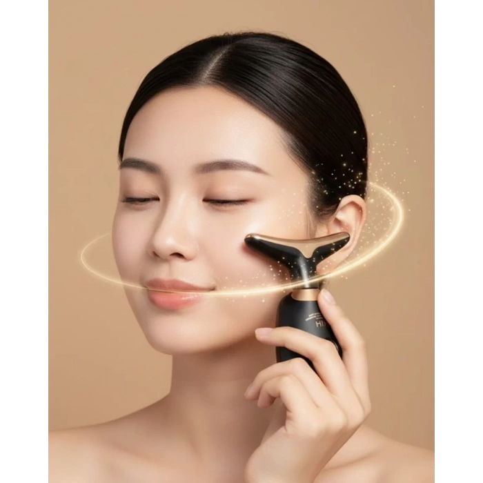 VipMarketim Yüz Masaj Aleti Boyun ve Yüz EMS Güzellik Cihazı Cilt Sıkılaştırma Cilt Gençleştirme Cihazı