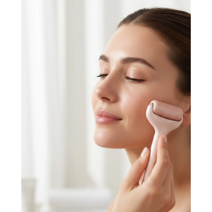 VipMarketim Yüz ve Göz Altı İçin Buz Silindiri Şişlik Giderici Masaj Aleti