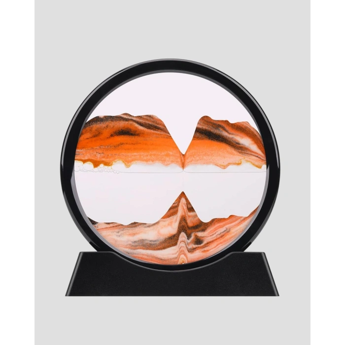 VipMarketim Zarif Cam Kum Saati – Ofis Ev ve Raf Dekoru için Estetik Tasarım