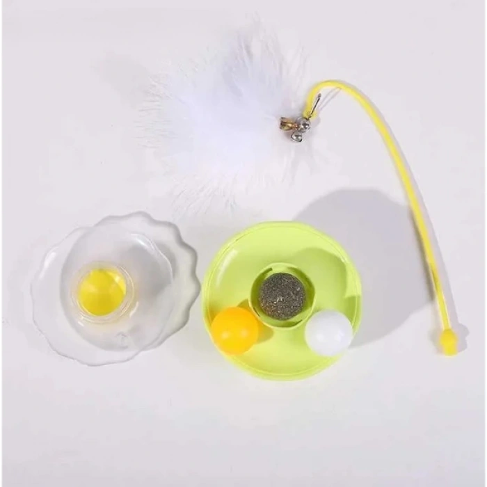 VipMarketim Zilli Kedi Otlu Hacıyatmaz Oyuncağı