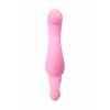 VipMarketim Klitoral uyarıcılı vibratör JOS Twistme, silikon, pembe, 19,5 cm