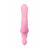 VipMarketim Klitoral uyarıcılı vibratör JOS Twistme, silikon, pembe, 19,5 cm