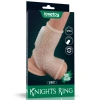 VipMarketim Vibrating Drip Knights Ring with Scrotum Sleeve (Beyaz)