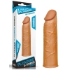 VipMarketim Add 1" Pleasure X Tender Penis Sleeve Brown