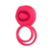 VipMarketim Çift Halkalı Şarjlı Titreşimli Penis Halkası – Esnek Silikon, Geciktirici ve Klitoris Uyarıcılı