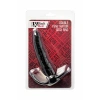 VipMarketim __Насадка на пенис для двойного проникновения Black&Red  , силикон, чёрный, 16,5 см