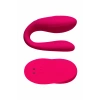 VipMarketim __Вибратор для пар eroTEQ  Prawno с пультом ДУ, силикон, розовый, 18 см