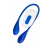 VipMarketim __Двойной вибратор L`Eroina APP AGAMIEN с управлением от приложения и пульта, силикон, синий, 46 см