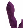 VipMarketim __Вибратор с клиторальным стимулятором LEroina Octar, силикон, фиолетовый, 24,5 см