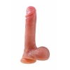 VipMarketim __Вибратор-пульсатор реалистичный, Mr.Baton, RealMotion, силикон, 23см, Ø4
