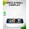 VipMarketim 10 İnç Tam Dokunmatik Dikiz Aynası Kamera Ön Arka Full HD