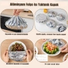 VipMarketim 10lu Bone Kapak - Folyo - Isı Yalıtımlı - Tabak ve Mini Tencere Uyumlu