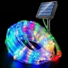 VipMarketim 10 Metre 100 LED Solar RGB Işık Şeffaf Kablolu