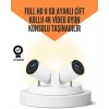 VipMarketim 10.000 Oyun Destekli Çift Kollu 4K Projeksiyon – HDMI USB AUX Ethernet Yok