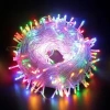VipMarketim 10m 100 Led Boncuk Lamba RGB Işık Şeffaf Kablo