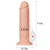 VipMarketim 11 İnç Realistic Long Vibrating Dildo