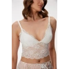 VipMarketim 11398 Kadın Sabahlık, Bralet Ve Pantolon Takım