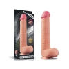 VipMarketim 12 İnç Dual Layered Platinum Silicone Cock Dildo