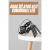 VipMarketim 12Lİ Şerit Led Işık RGB Sese ve Müziğe Duyarlı Araç İçi Ayak Altı