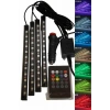 VipMarketim 12Lİ Şerit Led Işık RGB Sese ve Müziğe Duyarlı Araç İçi Ayak Altı