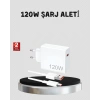 VipMarketim 120W Hızlı Şarj Başlığı Ultra Güçlü Type-C Adaptör Kablo Dahil