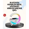 VipMarketim 15W Hızlı Şarj Destekli LED Atmosfer Işığı ve Alarm Fonksiyonlu Lamba