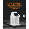 VipMarketim 1800 mAh Pilli Solar Duvar Aydınlatma