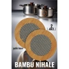 VipMarketim 2 li Bambu Çelik Telli Nihale Falper Design